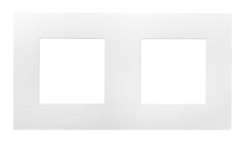 Photo espace plaque double hor blanc anc | Ref : 60842