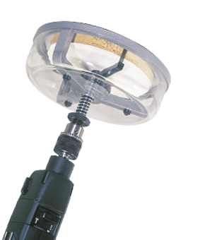 Photo Trpan ajustable Multispot avec cloche de rcupration de dbris. Perage 30  163 mm, queue  mplats de 10 mm. | Ref : 063001       