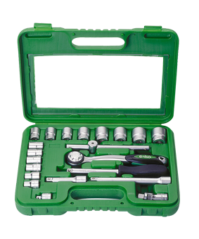 Photo Coffret cl a cliquet et douilles | Ref : 222901       