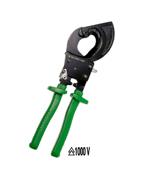 Pince Coupe-Câble à Cliquet - Coupe Jusqu'à 240mm² Aluminium/Cuivre - Poignée Ergonomique Sécurisée