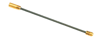 Photo Tte flexible filetage M4 pour aiguilles nylon et fibre de verre diamtre 3 et 4 mm. | Ref : 398425       
