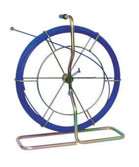 Photo Aiguille fibre de verre diam�tre 5 mm, longueur 40 m sur touret vertical m�tallique de 600 mm | Ref : 398619       