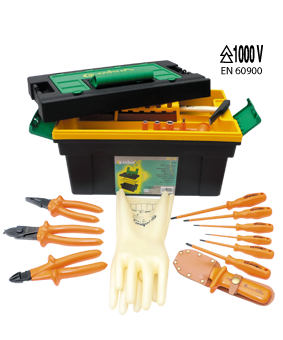 T015bc Compo Out Isole Caisse E Robur Ref 432009 Outils Pour Electriciens Coffrets Et Kits Coffrets Outils Isoles 1000v Bi Matiere Outillage