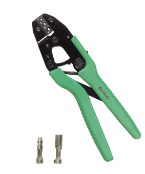 Pince A Sertir A Cliquet Pour Cosses Plates A Fut Ouvert De 0 5 A 6 0 Mm E Robur Ref 442002 Outils Pour Electriciens Pinces A Sertir Outillage