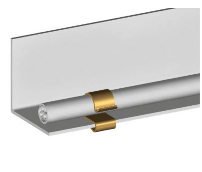 Photo Attache bord de t�le pour tube de 20-24 mm et pour plat de 8-12 mm. Par 100 pi�ces. | Ref : 891035       