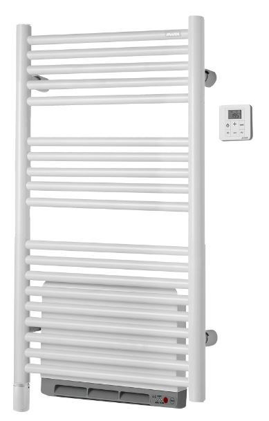 Photo Atoll Spa EL +Air. Blanc RAL 9016. 500W. H 1011 mm / L 510 mm  | Ref : TSL050050/IFS