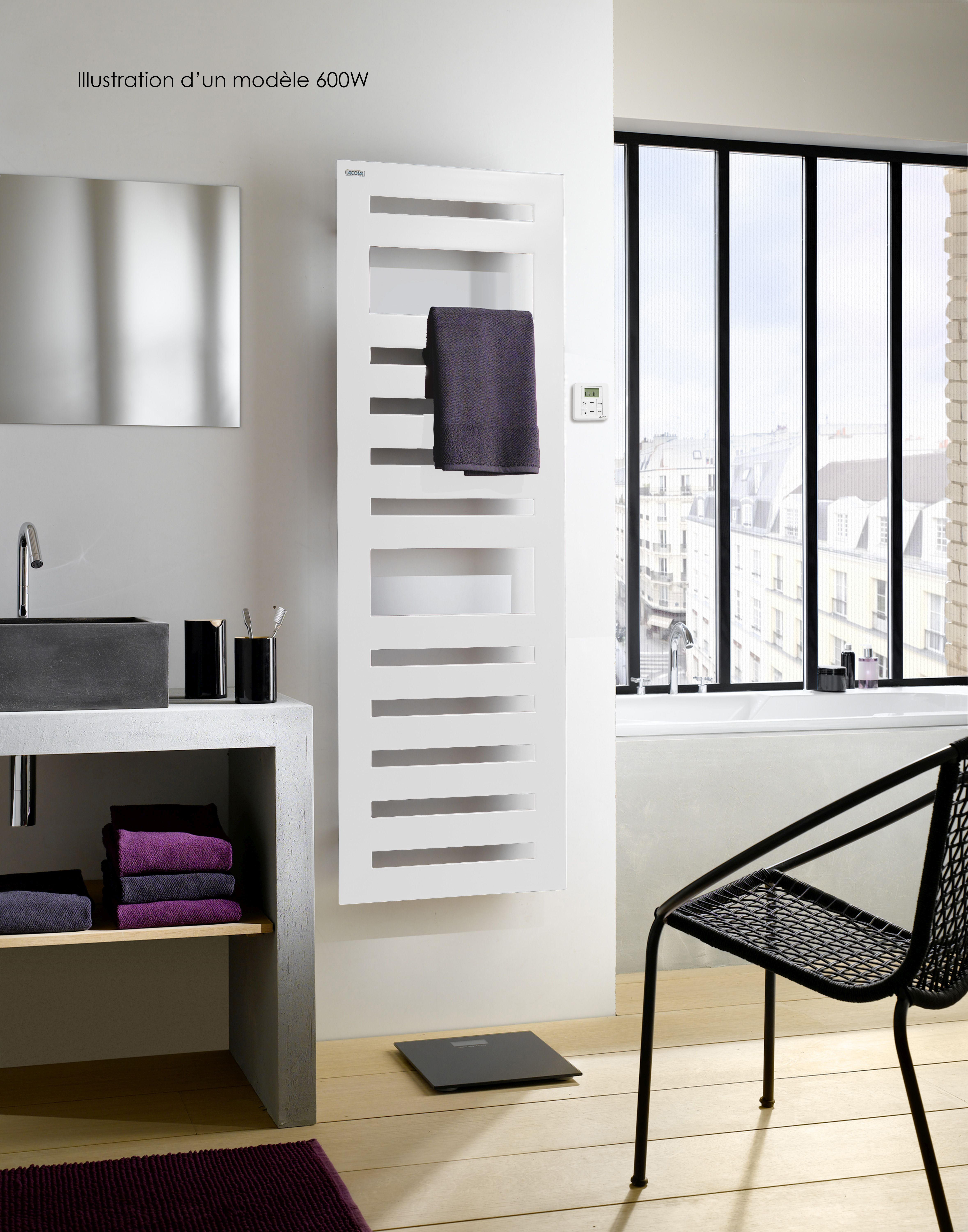 Photo Karena Spa EL commande RF. Blanc RAL 9016. 900W. H 1750 mm / L 750 mm | Ref : TSV180075/GF