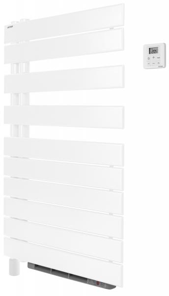 Photo Fassane Spa Asym EL +Air. gauche. Blanc RAL 9016. 500W. H 870 mm / L 550 mm | Ref : TFL050055IFS