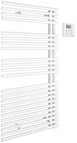 Photo Cala Asymtrique EL droite. cde RF. Blanc RAL 9016. 500W. H 1186 mm / L 496 mm  | Ref : TLNR05050/GF