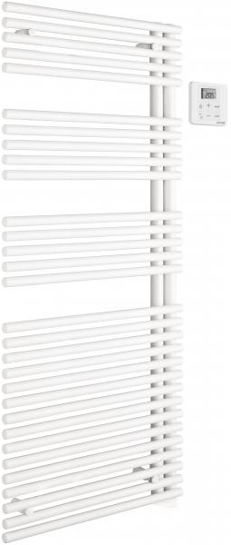 Photo Cala Asymtrique EL droite. cde RF. Blanc RAL 9016. 750W. H 1466 mm / L 496 mm  | Ref : TLNR07550/GF