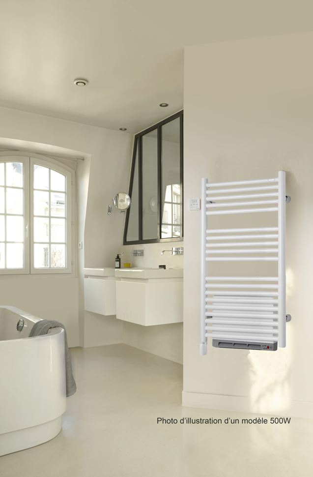 Vignette 2 produit Atoll Spa EL +Air. Blanc RAL 9016. 1000W. H 1771 mm / L 510 mm  | Ref : TSL100050/IFS