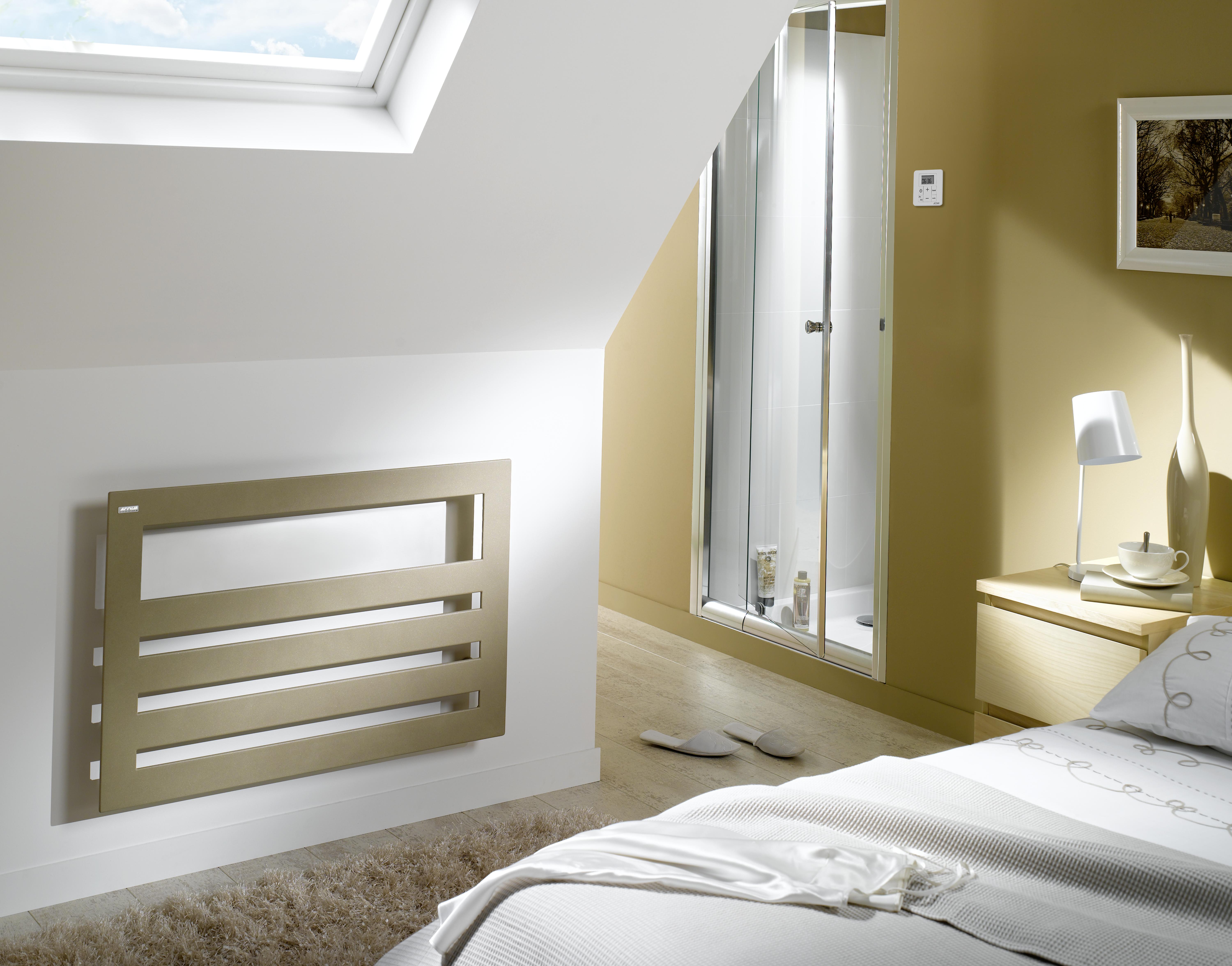 Vignette 2 produit Karena Spa EL commande RF. Blanc RAL 9016. 300W. H 595 mm / L 900 mm  | Ref : TSV060090/GF