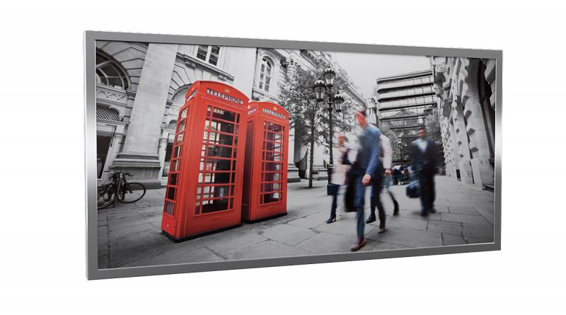 Photo Cassette 600W Dynabox-G London 1-1200-600-50-IP20-Cadre argent | Ref : 312170
