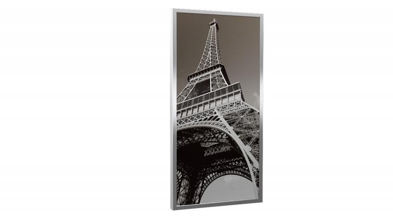 Photo Cassette 600W Dynabox-G Eiffel Tower-1200-600-50-IP20-Cadre argent | Ref : 312182