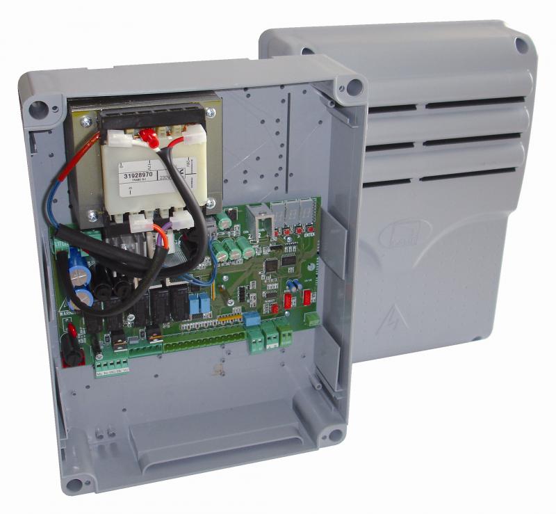 Armoire de commande pour portails à 2 vantaux battants avec décodage