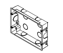 Photo XTS 7SIC - Bo�tier d�encastrement pour cloisons s�ches de moniteurs XTS 7, en mati�re plastique avec trous perfor�s pr�form�s pour le passage de c�ble, id�al pour une �paisse de cloison s�che jusqu'� 22mm. - Interphonie - Accessoires monite | Ref : 840XC-0100