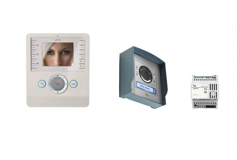 Photo Kit MTM Vidéo 1M + PERLA avec alimentation - Interphonie - Kit vidéo | Ref : 8K40CF-003