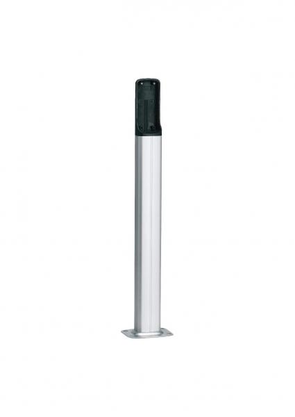 Photo Colonnette en aluminium anodis naturel H=500mm | Ref : DIR-L