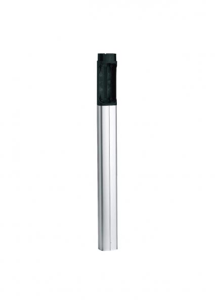 Photo Rallonge en aluminium anodis naturel pour DIR-L H=500mm | Ref : DIR-P