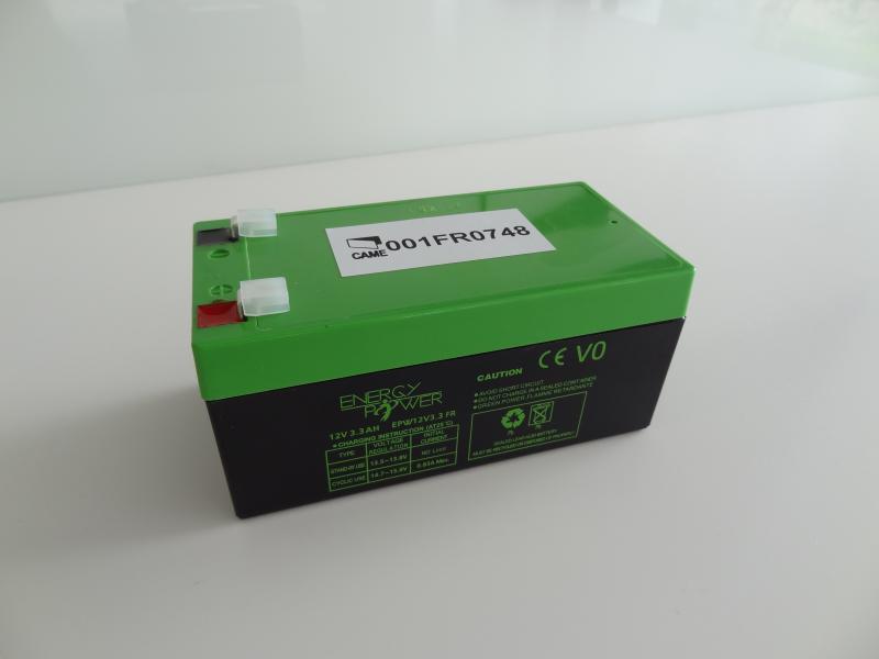 Photo Batterie 12V 3,3Ah pour LBF40 - En prévoir 2 | Ref : FR0748