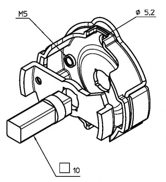 Photo Support rapide en fer max 50Nm entraxe | Ref : YM0127