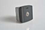 CAME Slecteur  cl d'extrieur avec rtroclairage bleu et cylindre serrure. gris ral7024 - automatismes - accessoires de commande filaire 806SL-0010