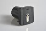 CAME Slecteur  cl  encastrer et cylindre serrure din pour commandes en 230v. gris ral7024 - automatismes - accessoires de commande filaire 806SL-0100