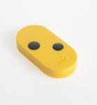 CAME Topd2fys transmetteur bicanal double frquence code fixe jaune - tlcommandes - emetteur code fixe 806TS-0093