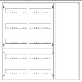Photo Armoire Type A IP43 5Xranges 800mm x 800mm | Ref : 170771