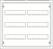 Photo Armoire ComforLine A IP44 3Xrang�es 500mmx 550mm �Sans gaine � c�ble | Ref : 170779
