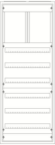 Photo Armoire Type A IP43 8Xranges 1400mm x 550mm | Ref : 170784