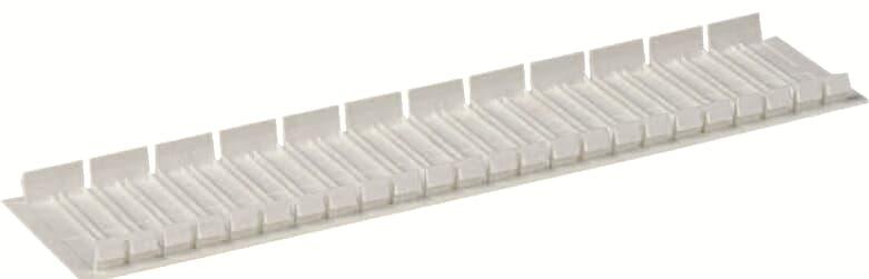 Photo Obturateur scable ZA1P5 - 12 modules - Gris RAL 7035 - Lot de 5pcs | Ref : 173733