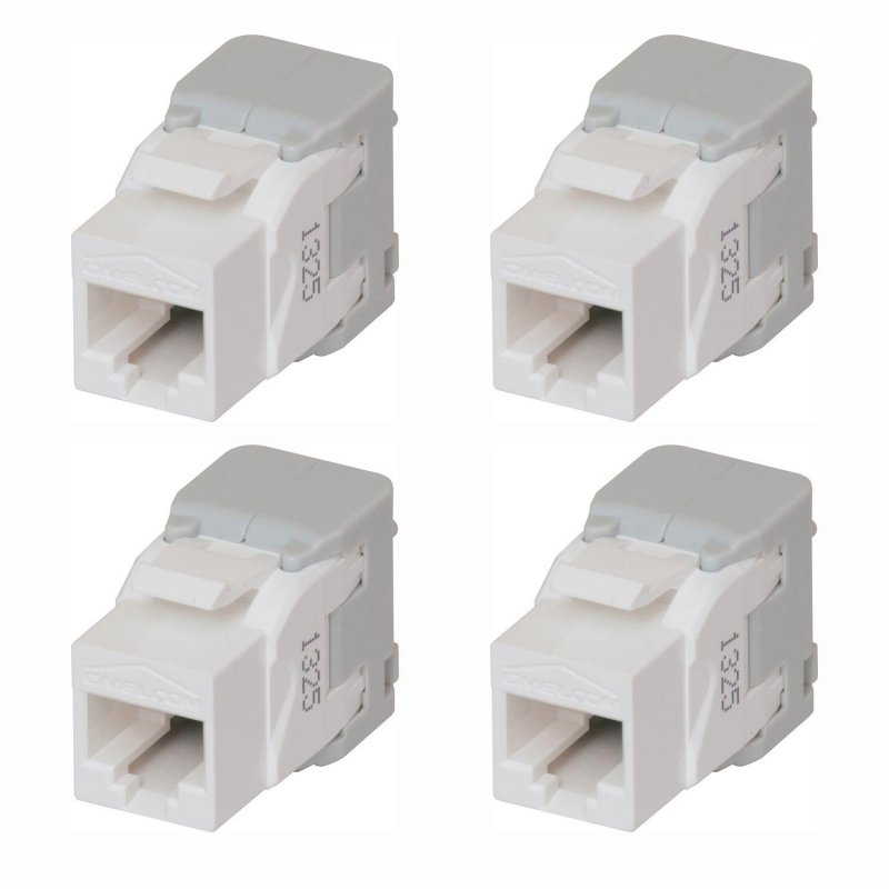 Photo Lot de 4 Supports modulaires pour Connecteurs RJ45 | Ref : 190372