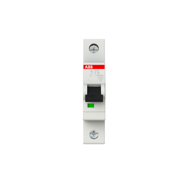 Photo S200 Disjoncteur modulaire - 1P - 32A courbe C - 6000A/10kA (1 module)-peignable | Ref : 352141