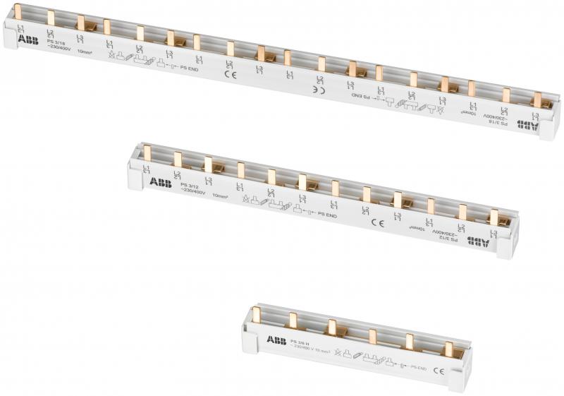 Photo PS4/60/16 - Peigne 4P (L1.L2.L3.N) 60 modules-80A-16mm | Ref : 359863