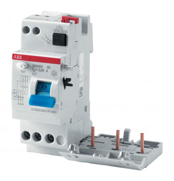 Photo Bloc différentiel DDA203 3P 63A 30mA AC (Pour S200) | Ref : 451061