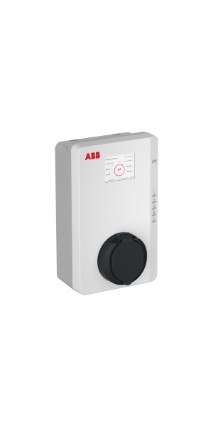 Photo Borne de recharge ABB 7/22kW AC - 4G MID Terra AC W22-S-RD-MC-0 | Ref : 6AGC081282