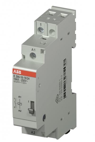 Photo Télérupteur E290 - 16A- 1NO - 24VAC/12VDC (1 module) | Ref : A093957
