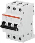 ABB BASSE TENSION S200 disjoncteur modulaire - 3p - 3a - cbe c - 6000a/10ka (3 modules)-peignable 352331