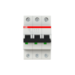 ABB BASSE TENSION S200 disjoncteur modulaire - 3p - 50a - cbe c -6000a/10ka (3 modules)-peignable 352343