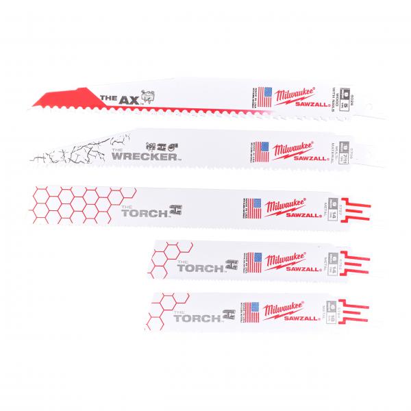 Photo SET 5 LAMES DE SCIES SABRES (X1) - Blist | Ref : 49222205