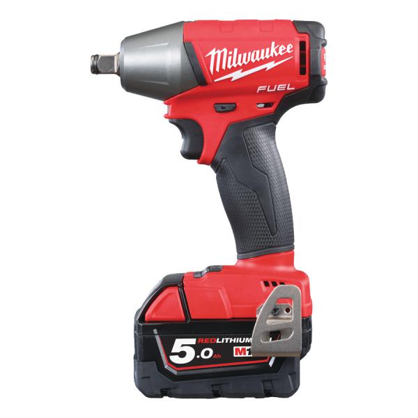 Photo M18 FIWF12-502X - Boulonneuse � Chocs FUEL, Carr� 1/2'',18V,  5,0 Ah, 4 modes, 40/120/300 Nm + 1 Vit | Ref : 4933451071
