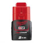 MILWAUKEE - RYOBI - AEG M12 b2 - 12v 2,0ah red li-ion  - systme m12 4932430064
