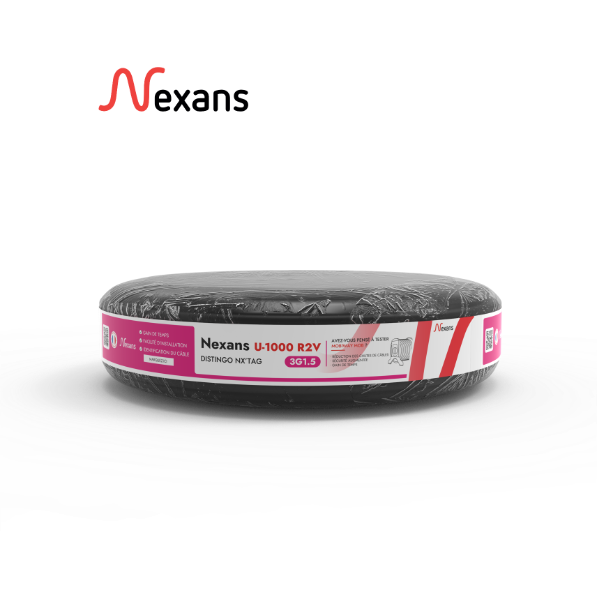 Vignette 2 produit Nexans R2V NX'TAG 4G1.5 R100 | Ref : 01273194