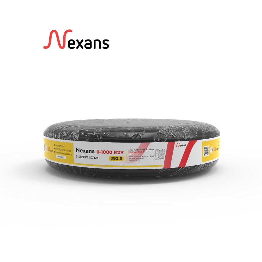 Vignette 2 produit Nexans R2V NX'TAG 5G2.5 R100 | Ref : 01273200
