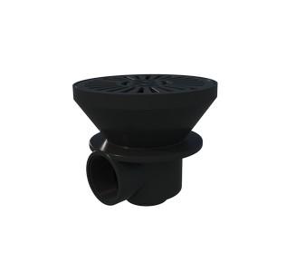 Photo Bonde De Fond Beton Abs D170 Anthracite | Ref : 01467CL144