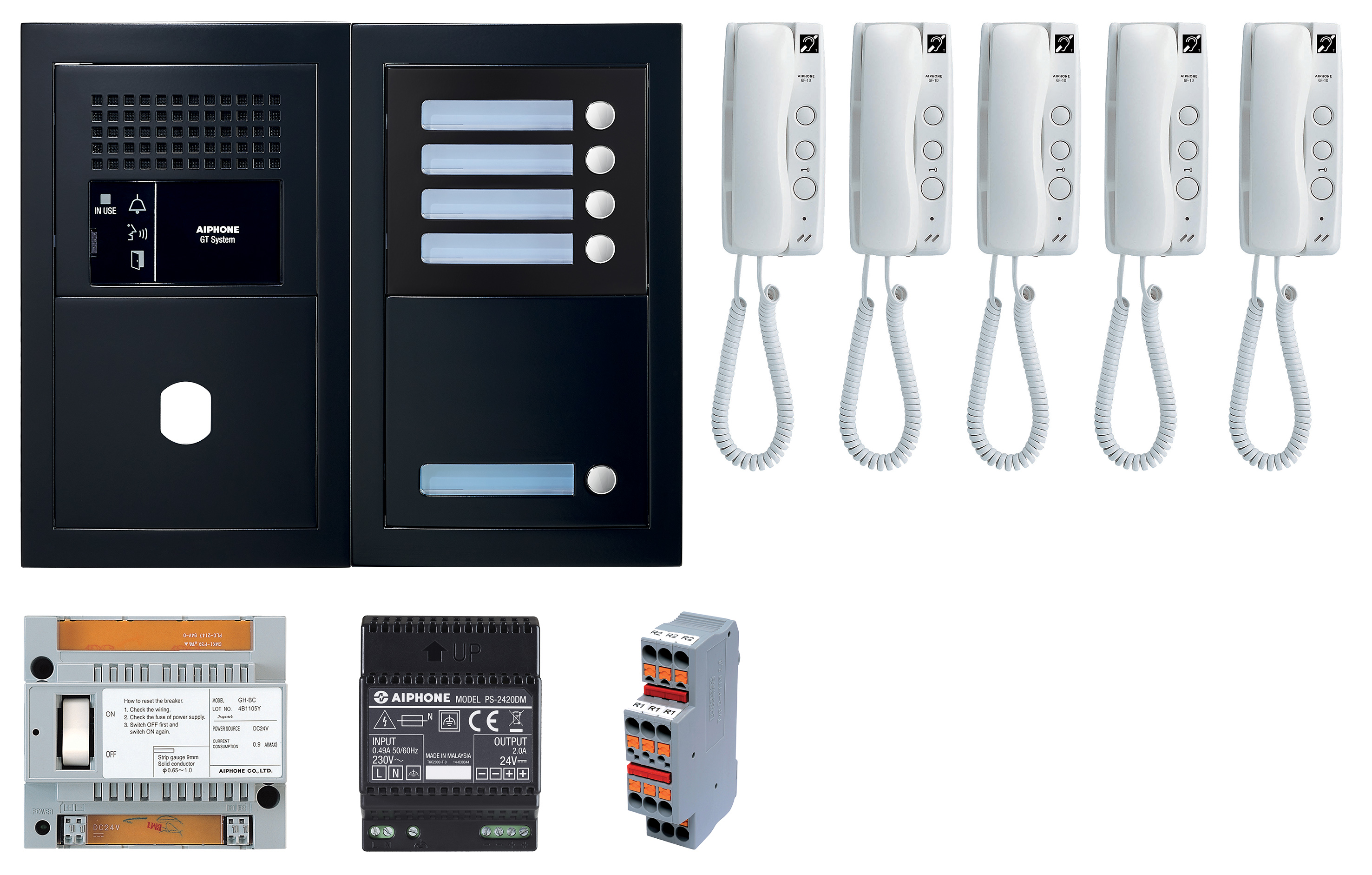 Photo Pack audio 5 BP platine noire | Ref : GTBA5EB