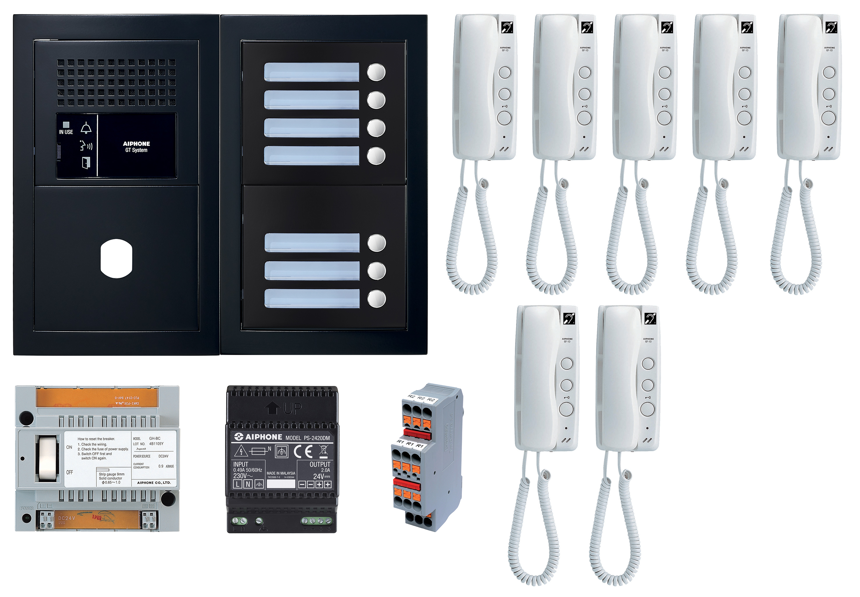 Photo Pack audio 7 BP platine noire | Ref : GTBA7EB
