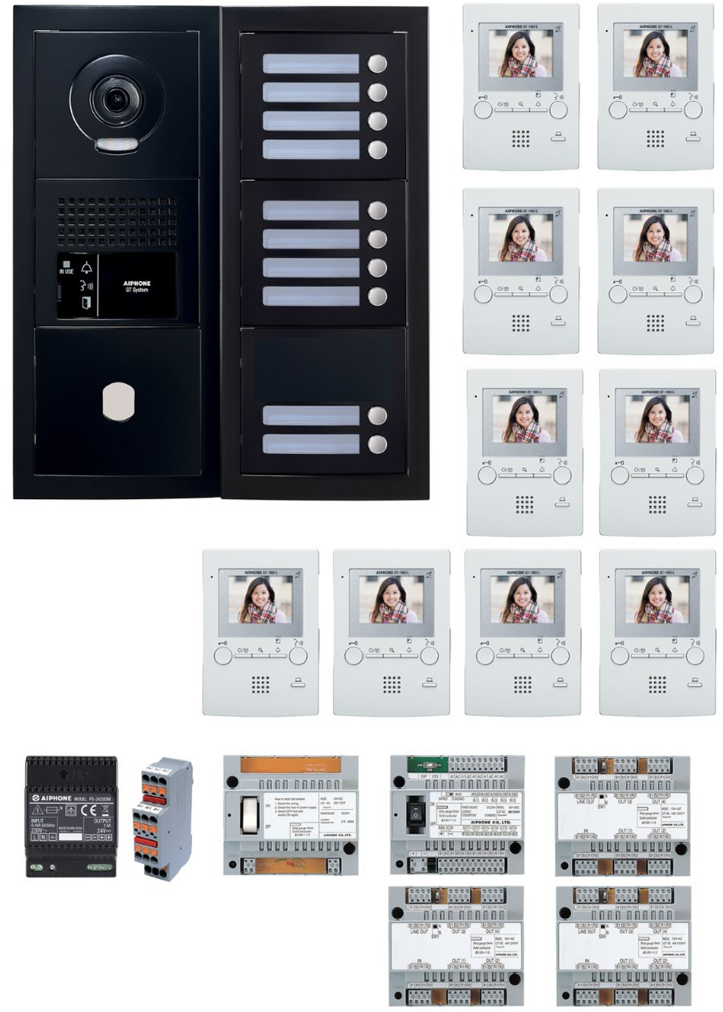 Photo Pack vidéo 10 BP platine noire | Ref : GTBV10EB