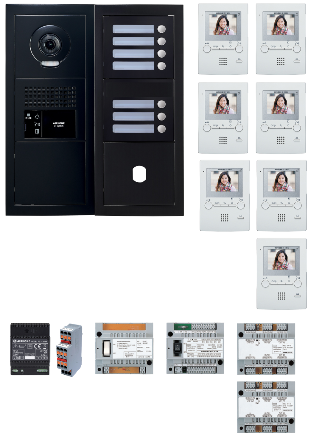 Photo Pack vido 7 BP platine noire | Ref : GTBV7EB